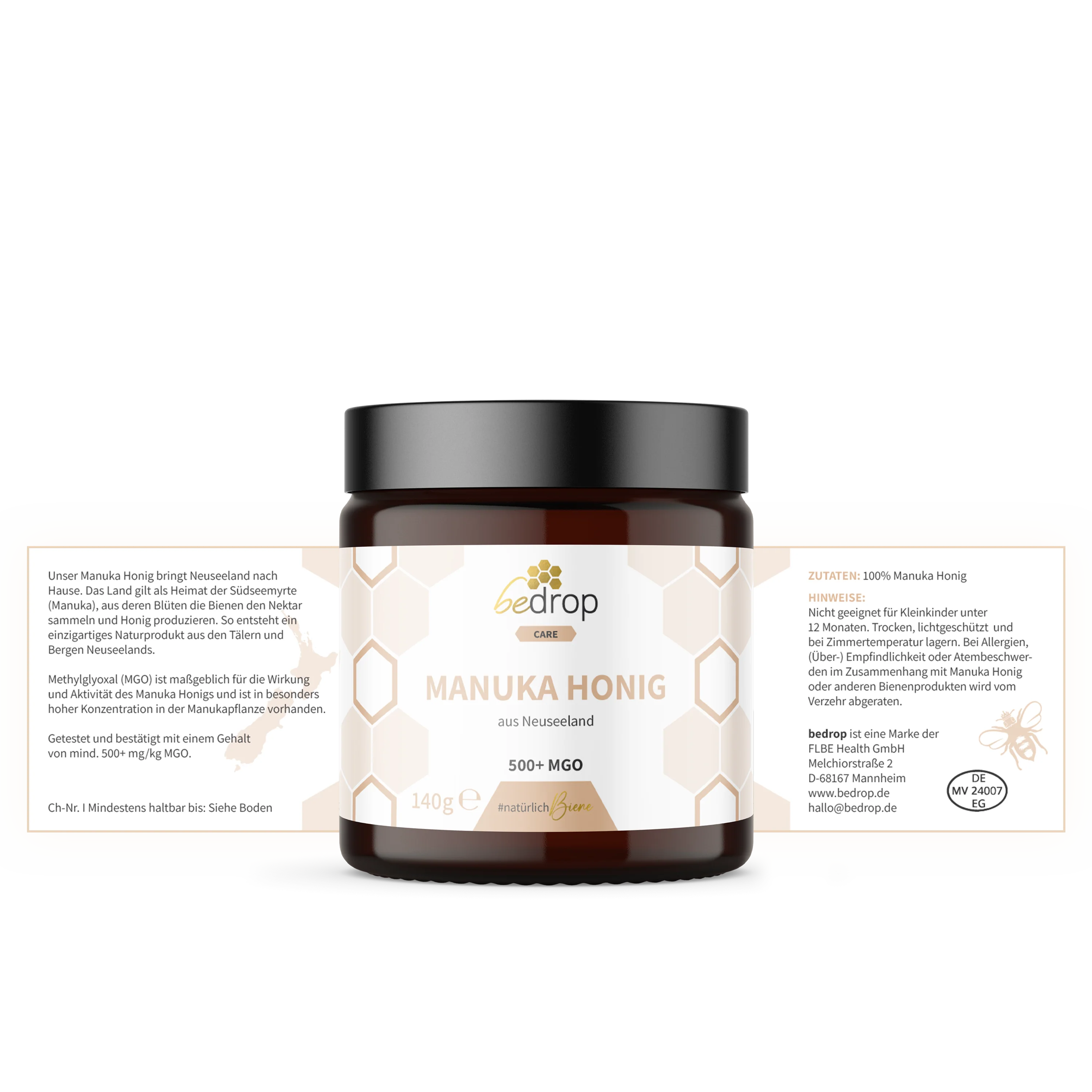 Vorteilsset: 3x Manuka Honig MGO 500+ - 140g zum Sparpreis - Image 8