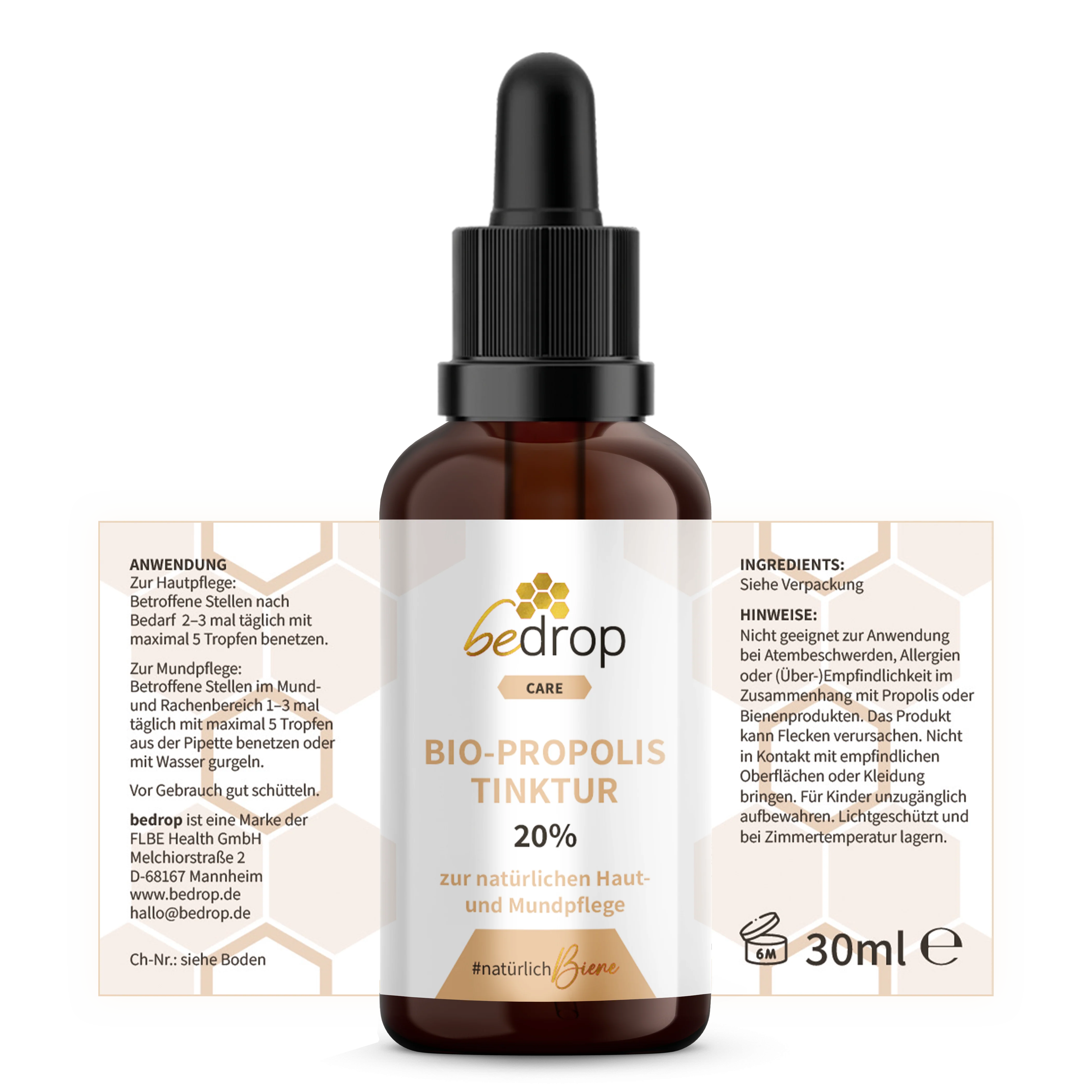 Bleib Stark-Set | Propolis Tinktur, Gelée Royale Kapseln & Manuka Honig - Image 8