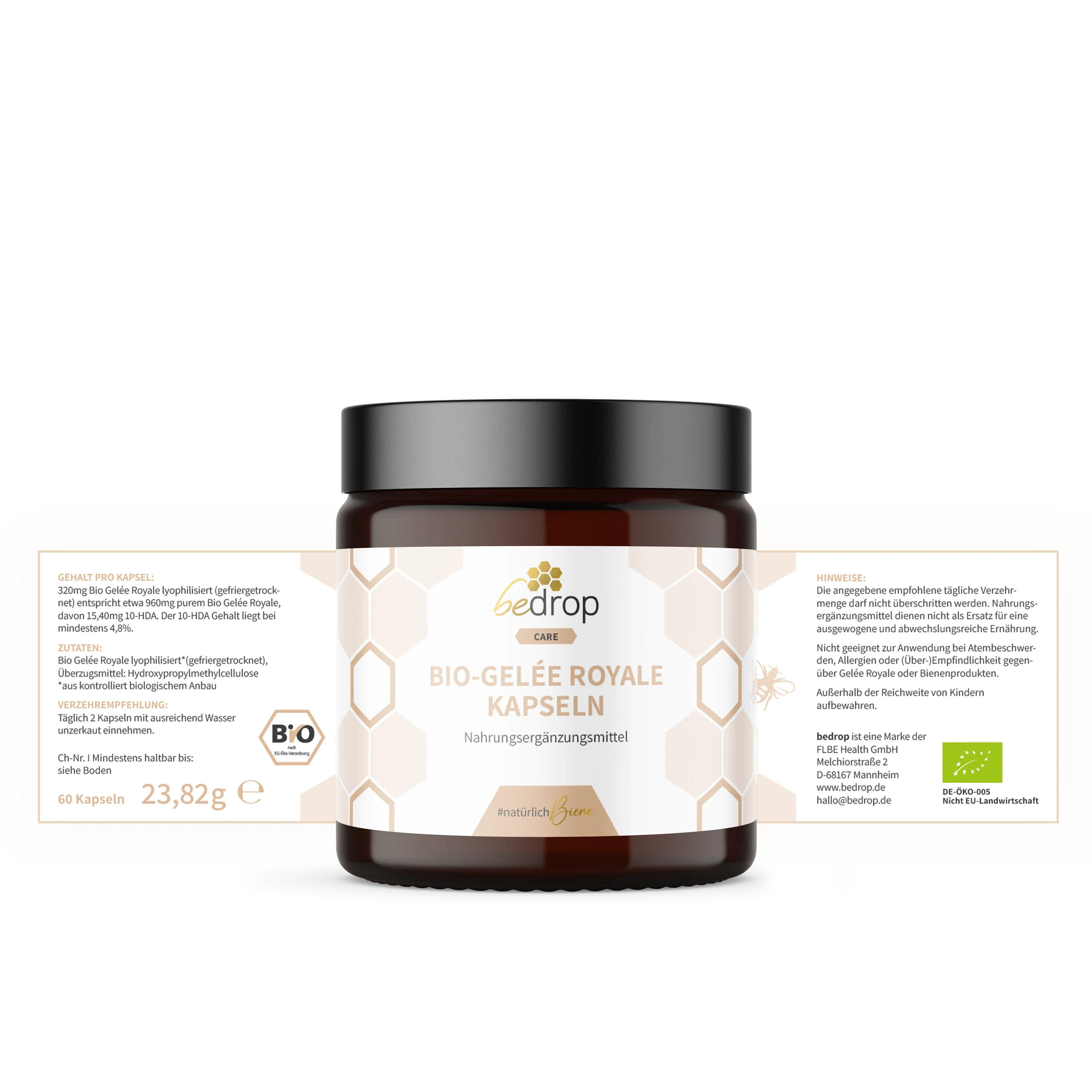 Bio Gelée Royale Kapseln (Bio-Zertifiziert) - 60 Kapseln - Image 6