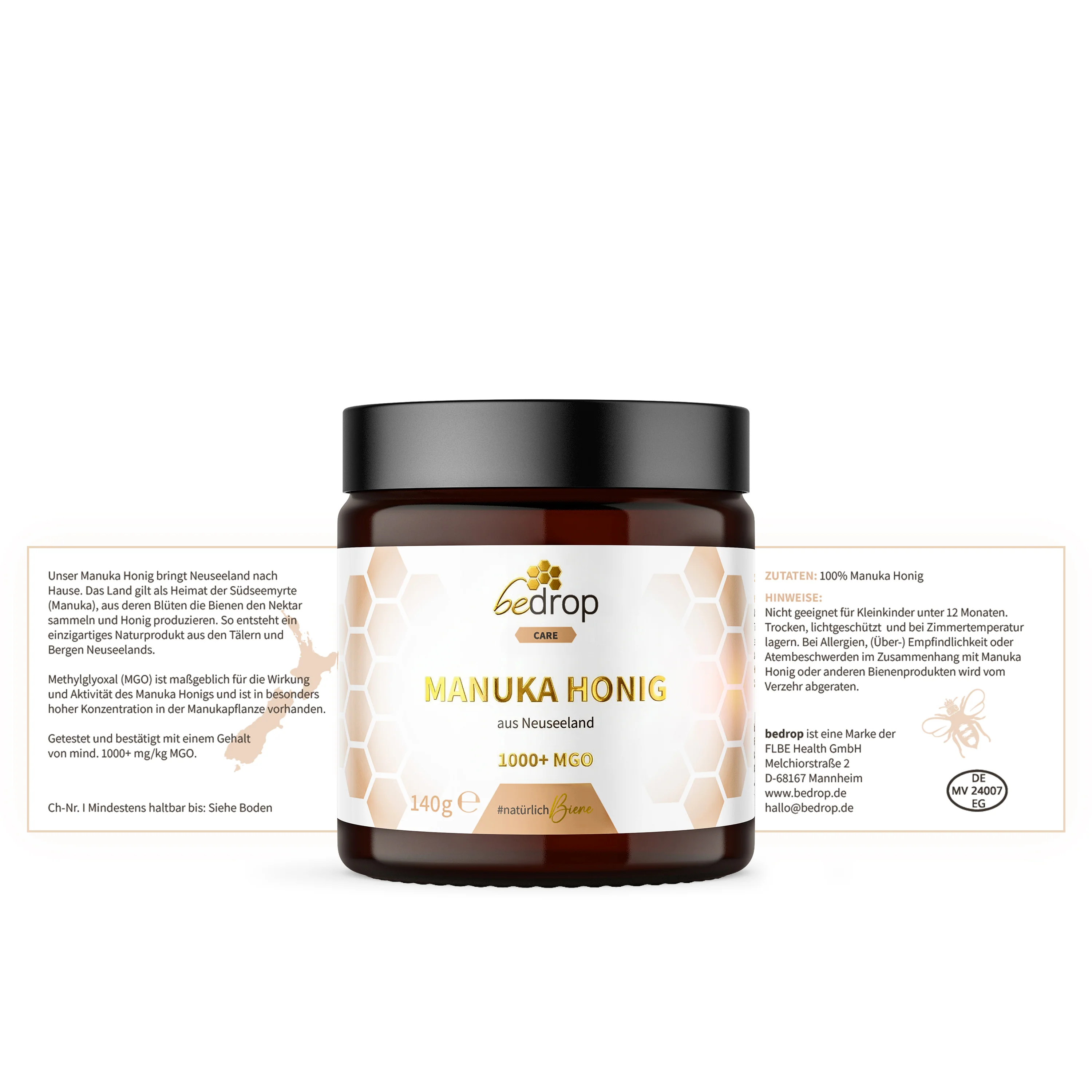LIMITIERTE EDITION Manuka Honig 140g mit MGO 1000+ - Image 7