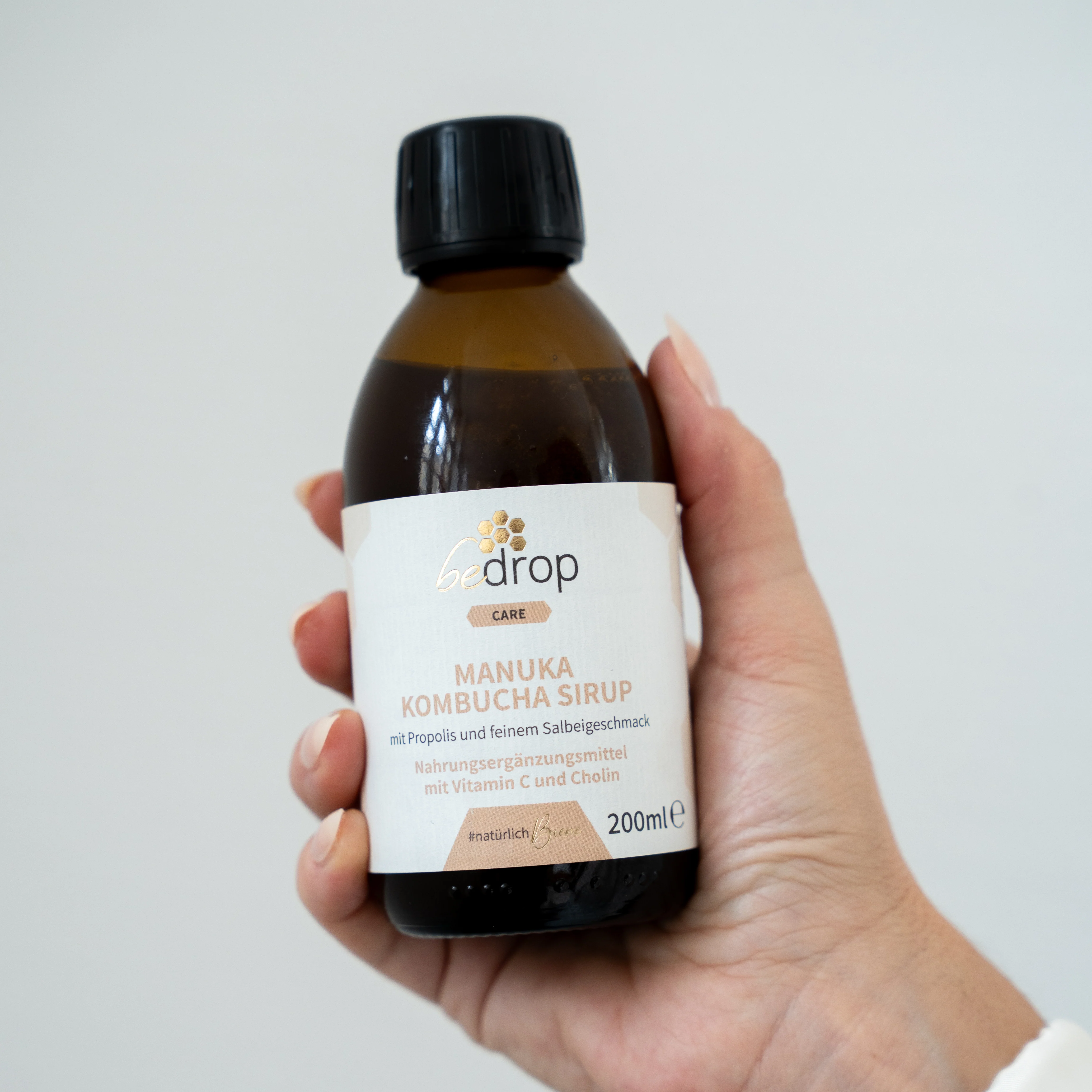Manuka Kombucha Sirup mit Propolis & feinem Salbeigeschmack - 200ml - Image 4