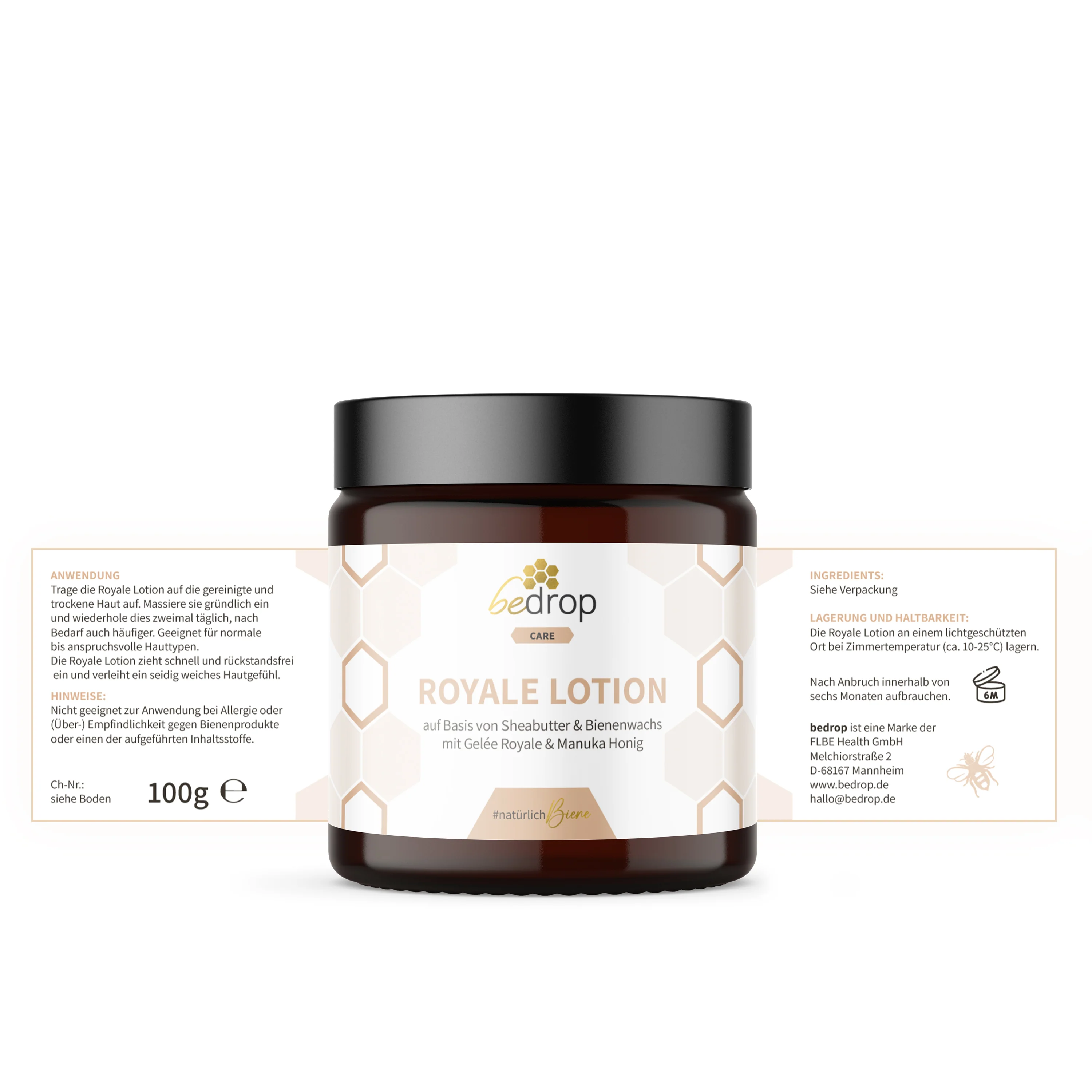 Hautpflege-Set | Bee Cream (Bienengiftsalbe) + Propolis Cream (Propolis Salbe) + Royale Lotion (Körperlotion) - Image 7